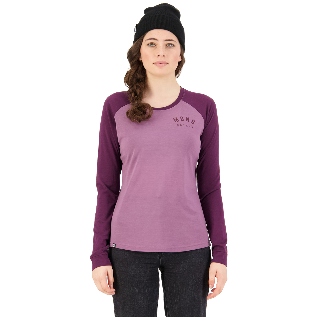 Icon Raglan Mons Royale Icon Raglan Wine / Mauve