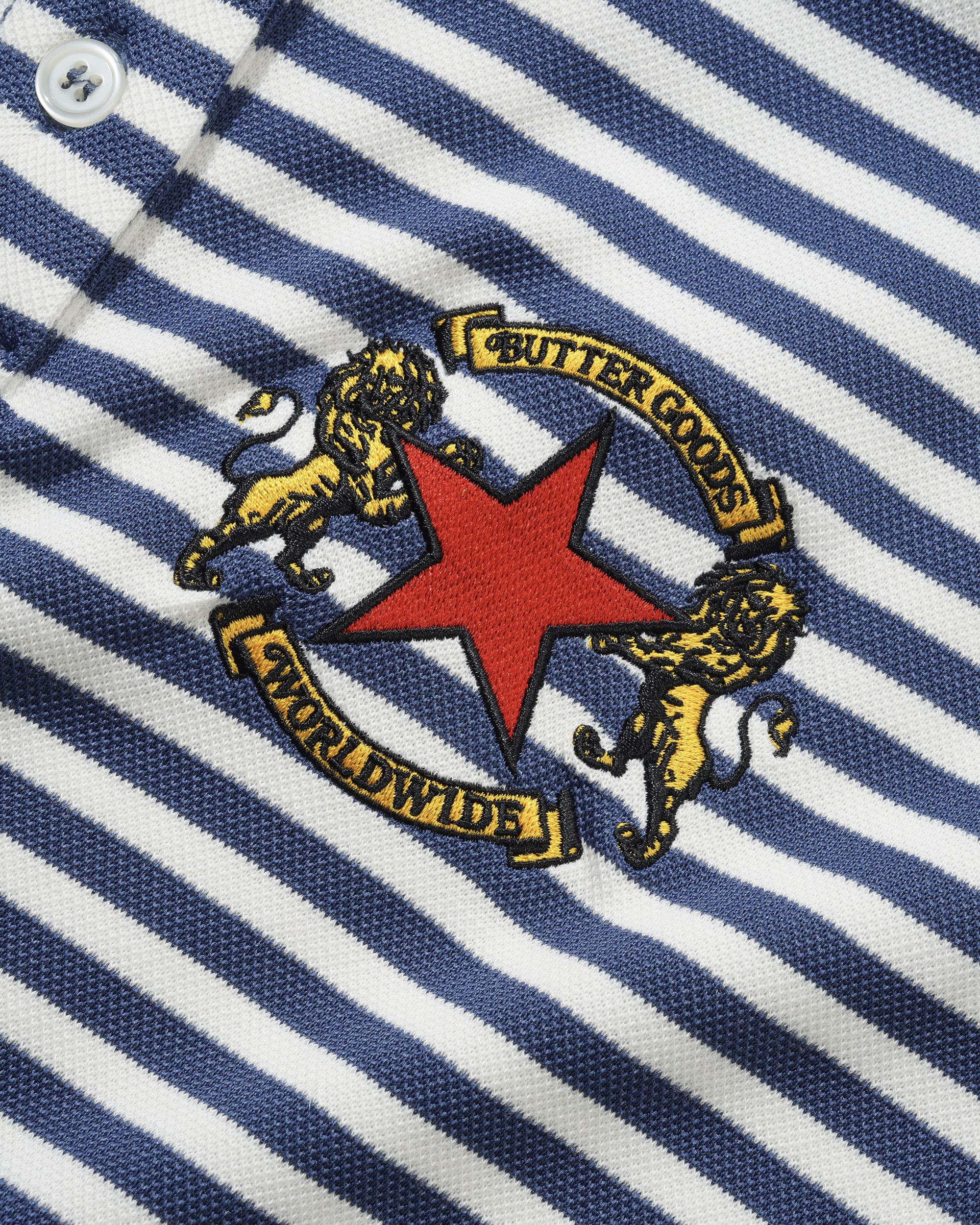 Streifen, Polo, Aufnäher, Logo, Kurzarm