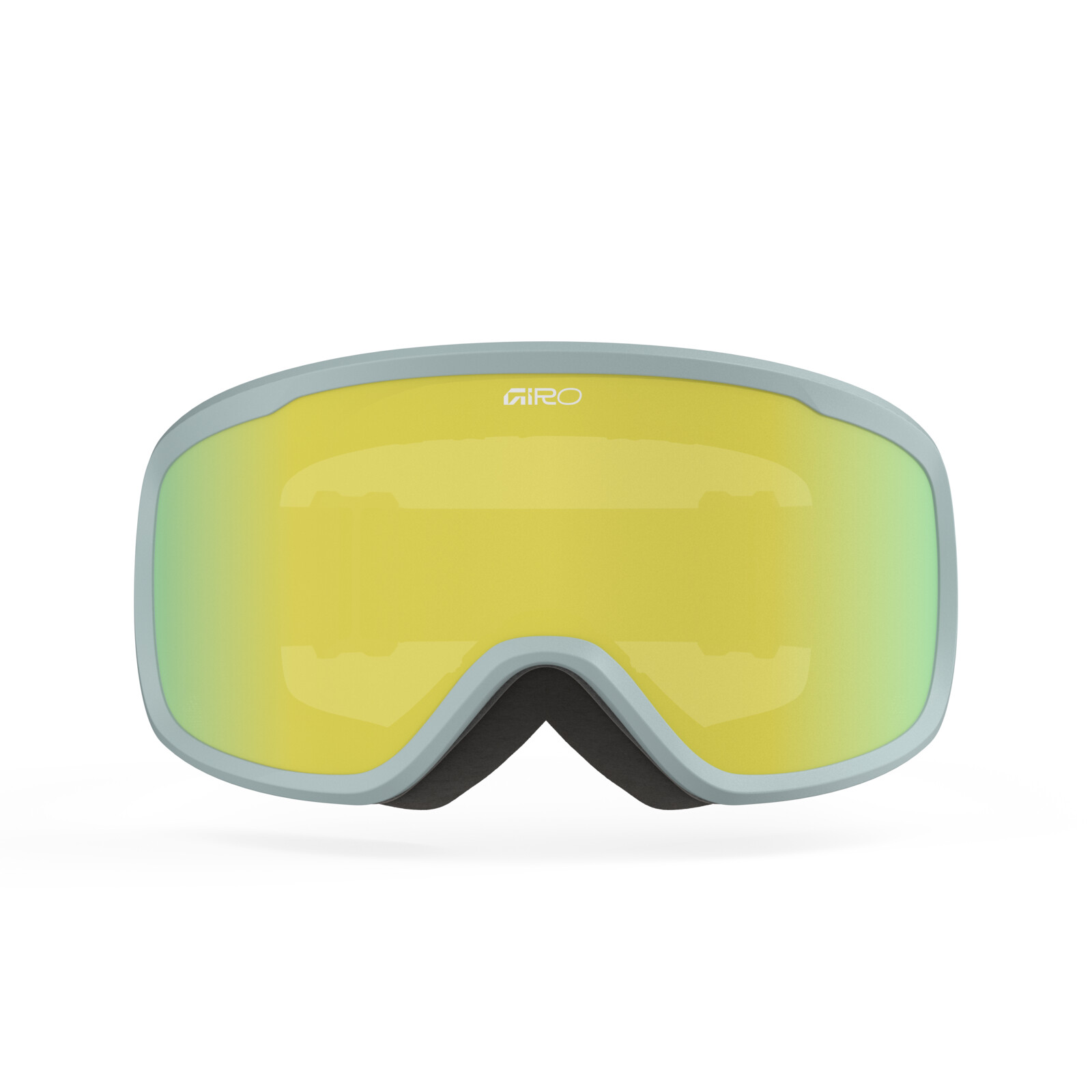 W Roam Flash Goggle Lunettes de protection, neige, jaune-vert, verres miroités, monture avec sangle