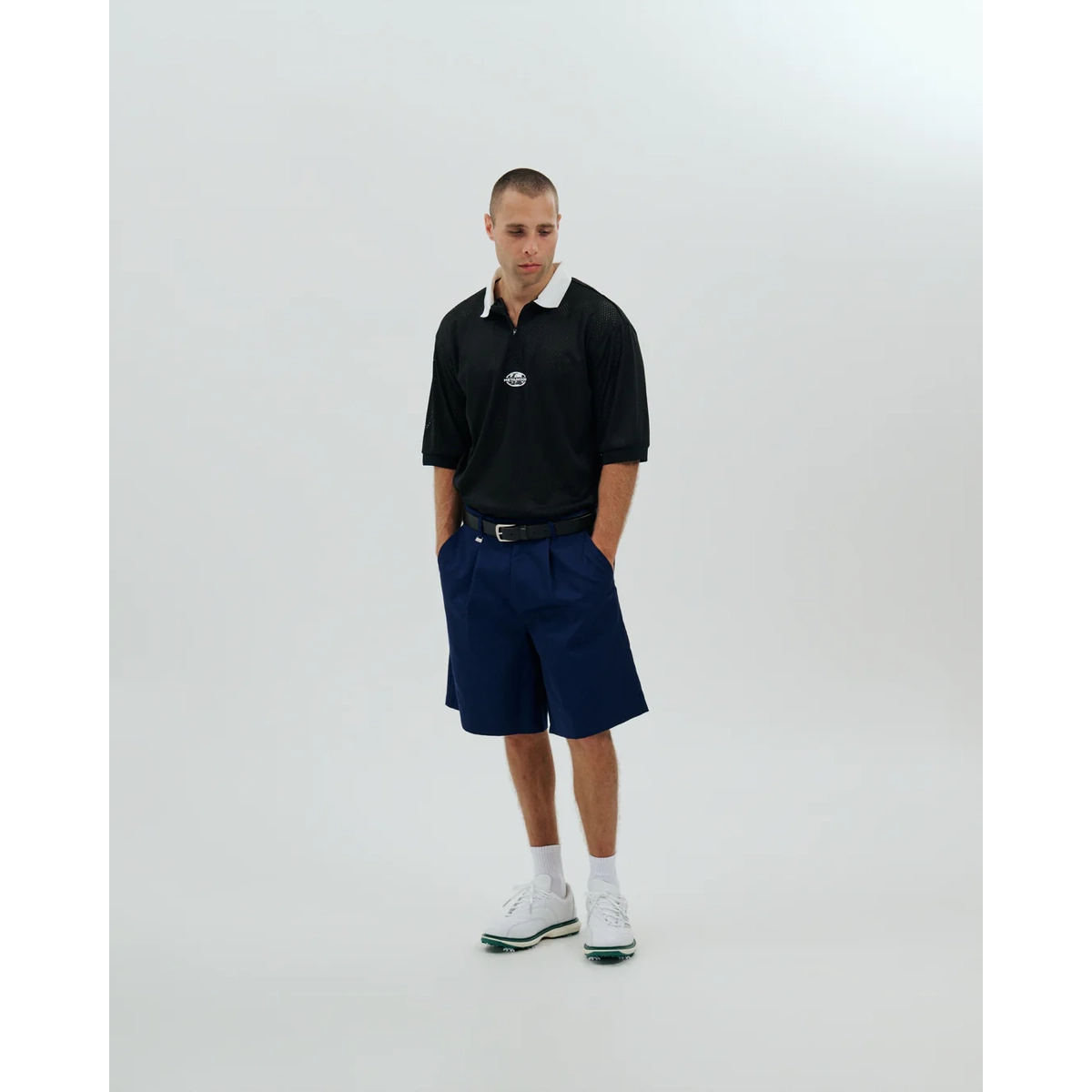 Quarter Zip Jersey Polo