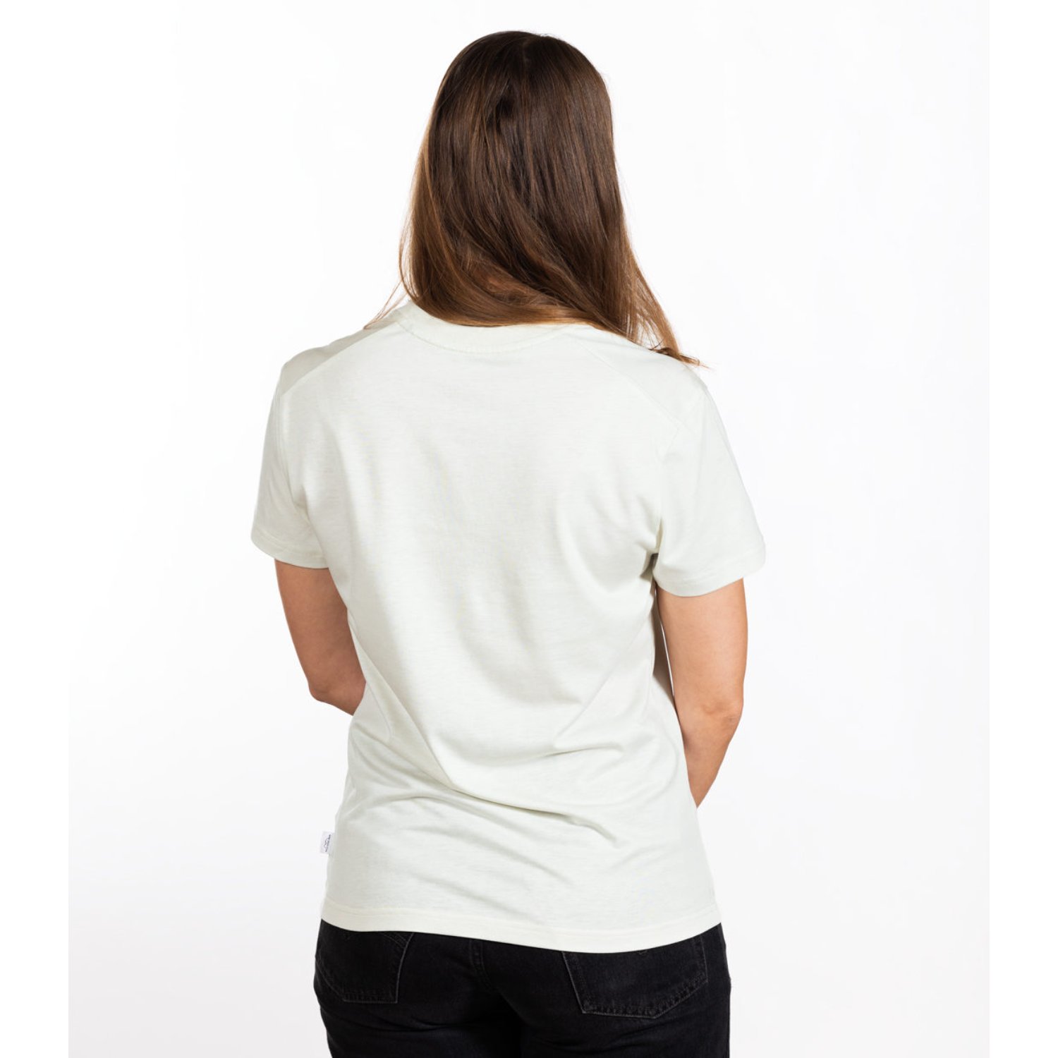 T-shirt à manches courtes, blanc, col rond, pour homme / chemise
