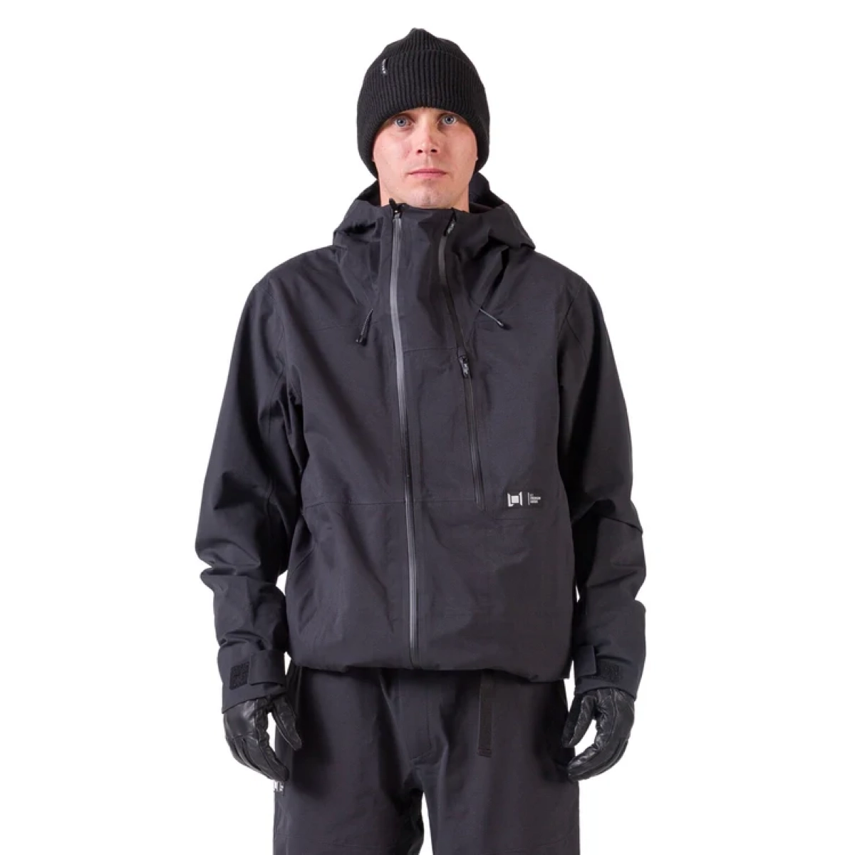 Axial Pro Jacket Veste pour homme, softshell, coupe-vent, noire, à capuche, veste de plein air, veste de pluie, hardshell, à capuche, fermeture éclair