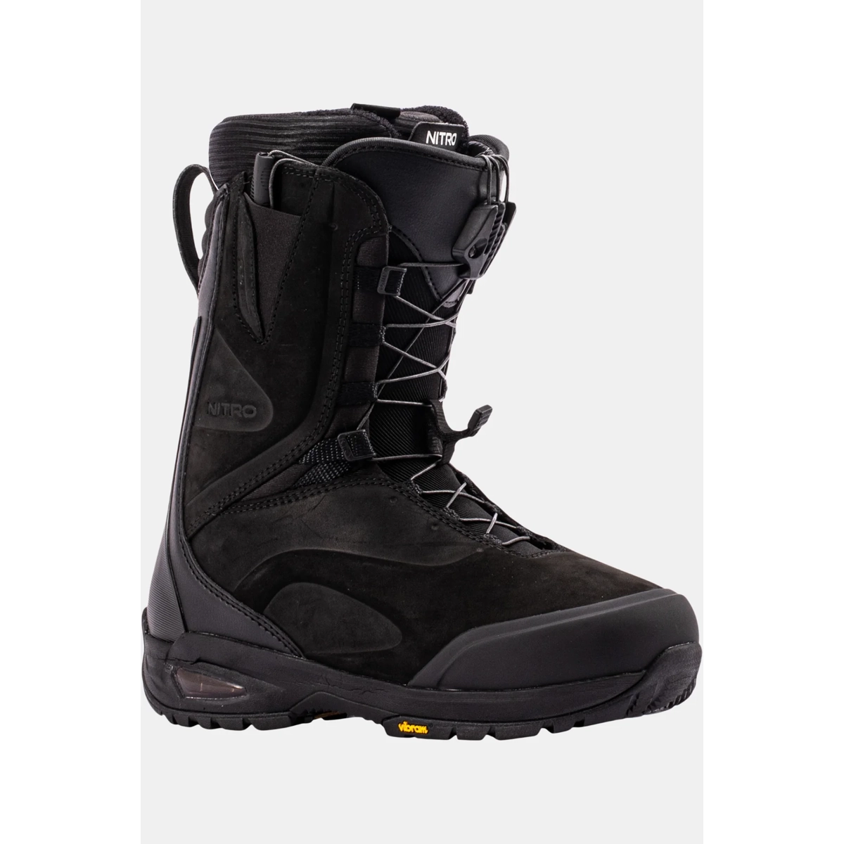 Bianca TLS+ W's Botte de neige, chaussure noire, imperméable, semelle crantée, botte sans talon, chaussure de snowboard, botte, noire, hauteur cheville, système de laçage