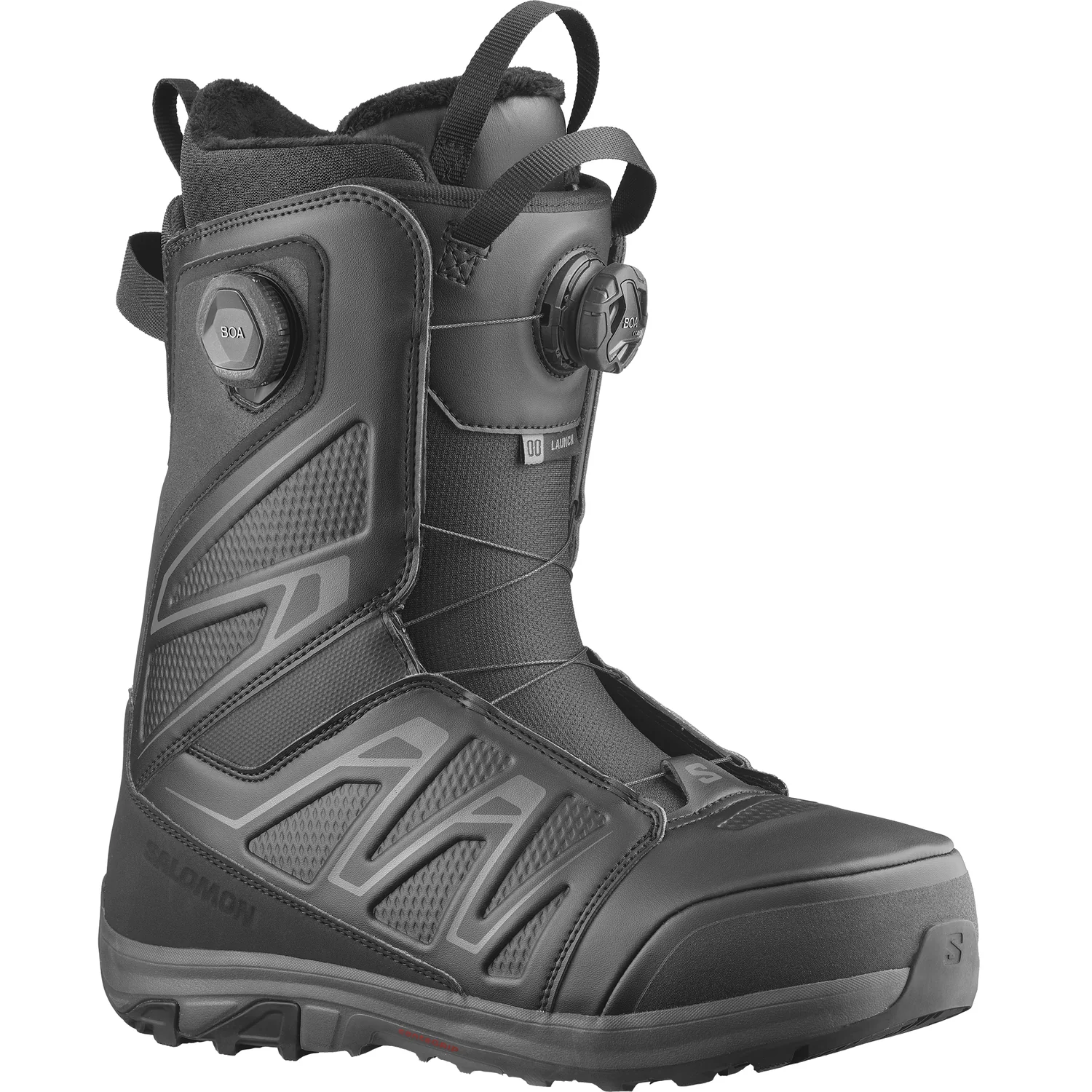 Launch Boa SJ Snowboardstiefel, Schwarz, BOA-Verschluss, Wärmefutter, Profilsohle