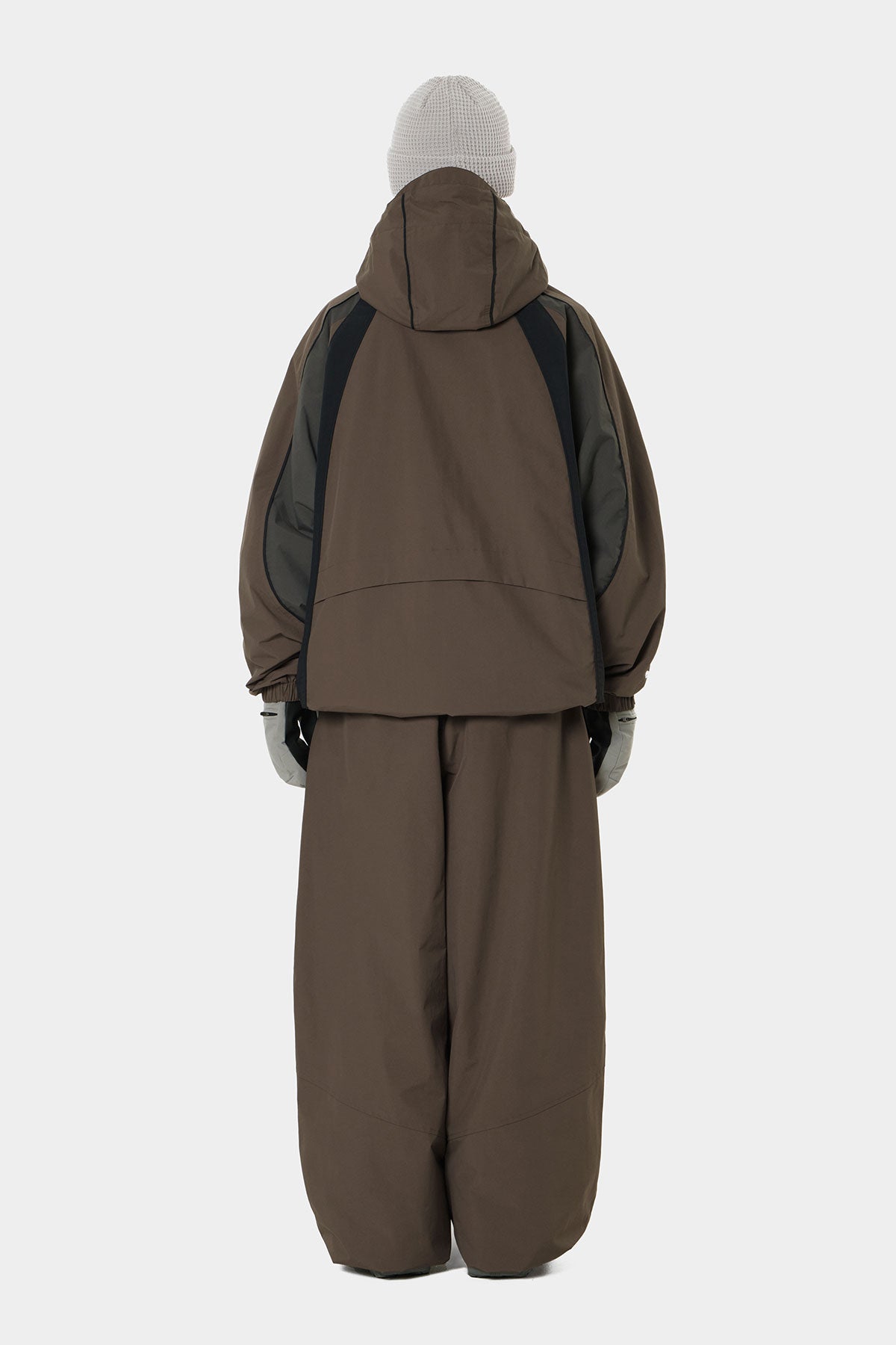 Dimito Air Force Banded Pants Deep Brown, vue 6