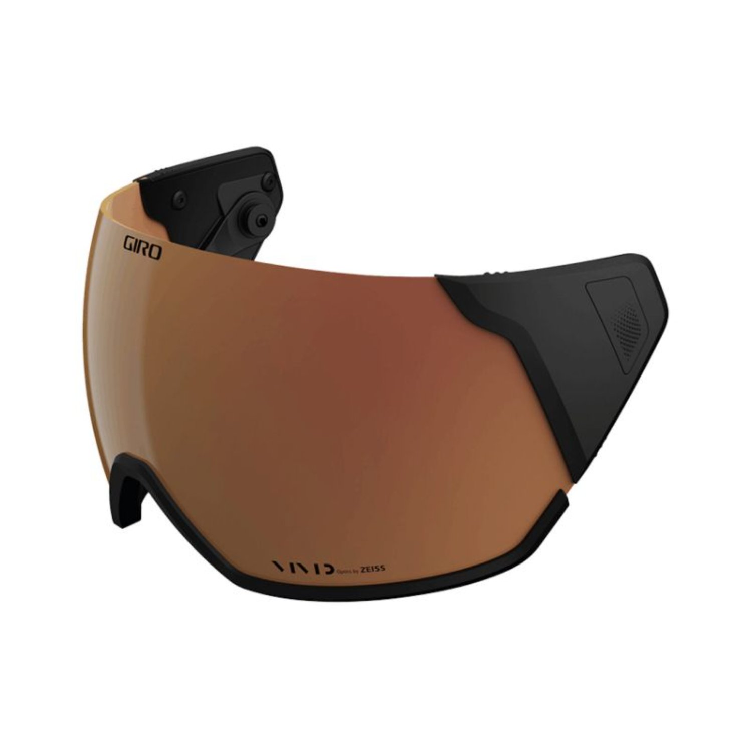 Orbit/Aria Vivid Shield Lunettes de ski, miroir bronze, Giro, design sans monture, verre bronze