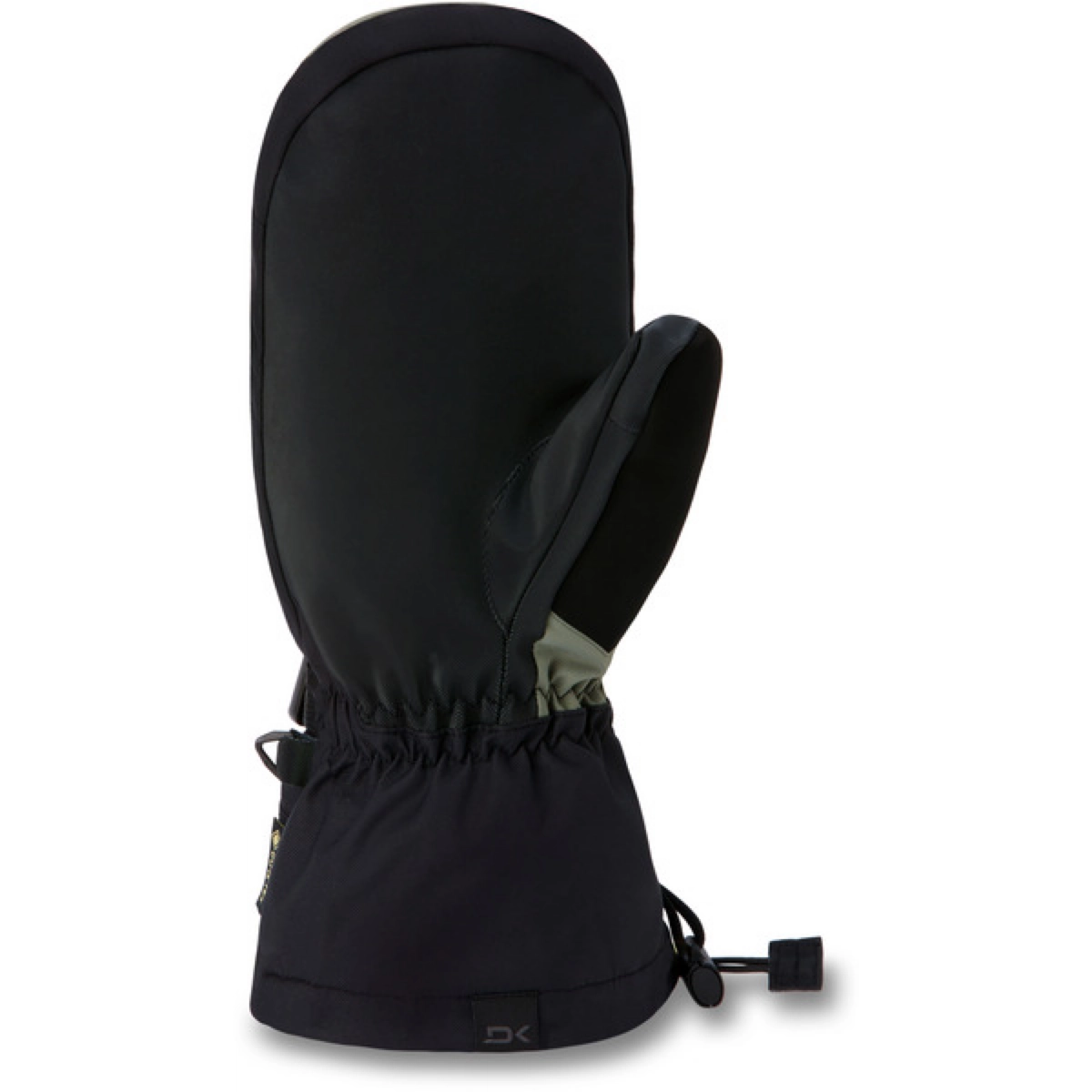 Mitaines, gants d'hiver, noir, caoutchouc/isolés, cordon de serrage