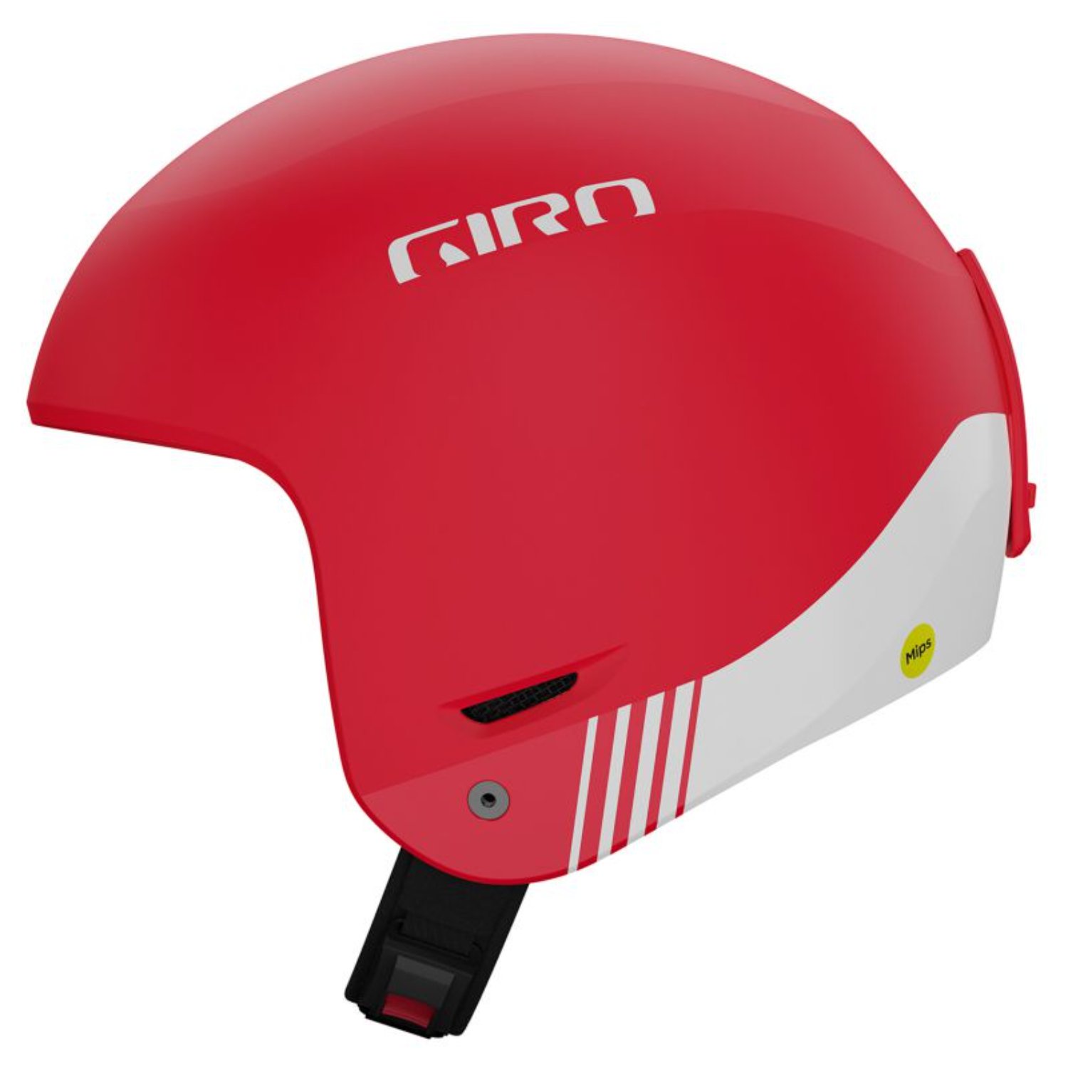 Casque de protection, casque de hockey, rouge, MIPS, casque à boucle