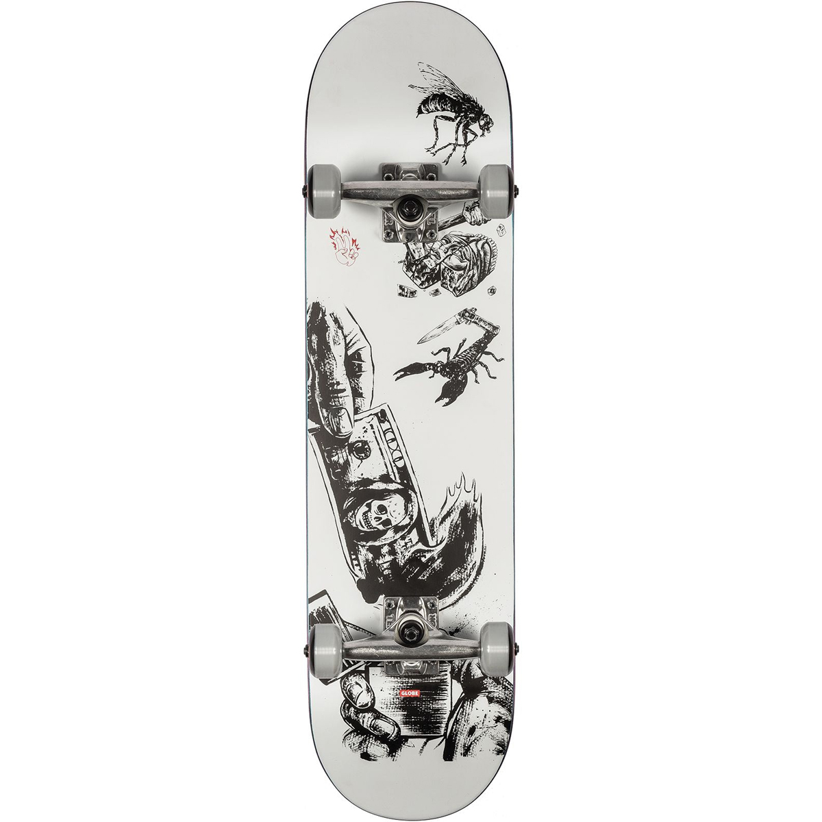 G1 HARD LUCK 8" Globe G1 HARD LUCK 8" White/Black