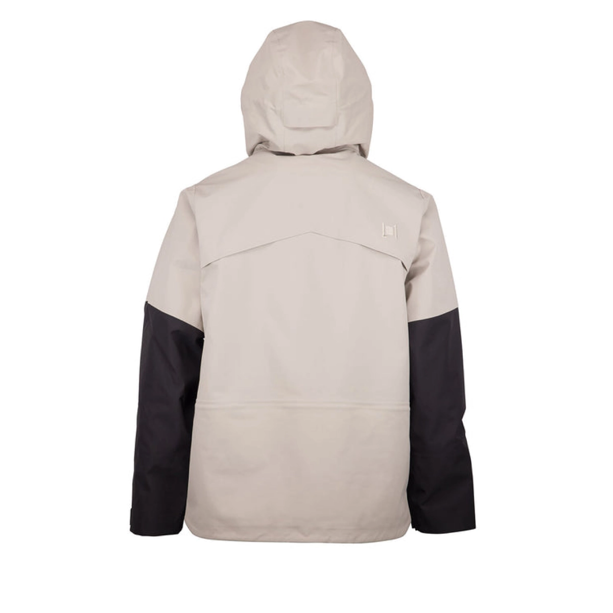 Lighthouse Jacket Veste de pluie, capuche, beige, manches foncées, imperméable, veste à capuche, beige, bicolore, manches longues, coupe-vent