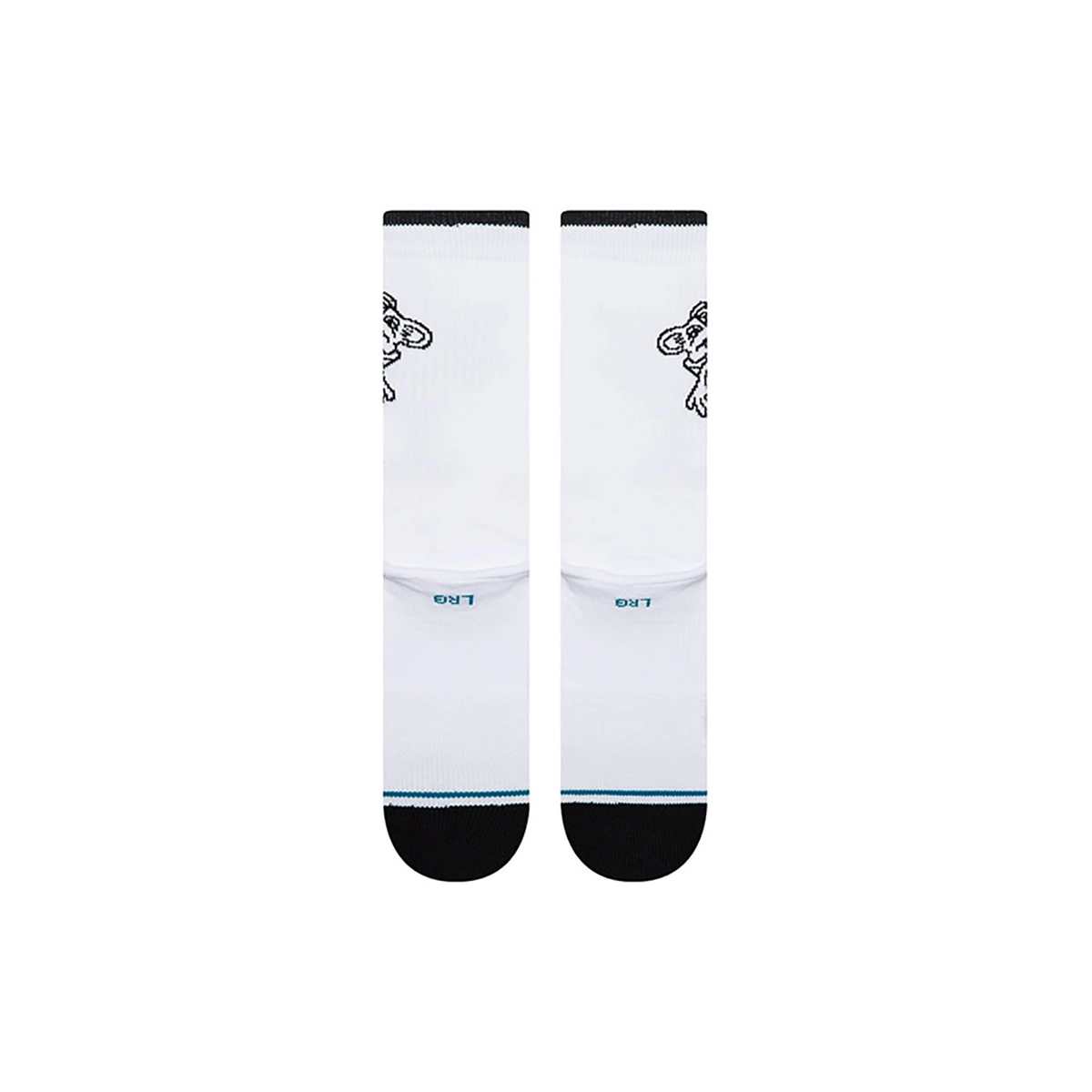 Chaussettes, chaussures, blanc, noir, motifs