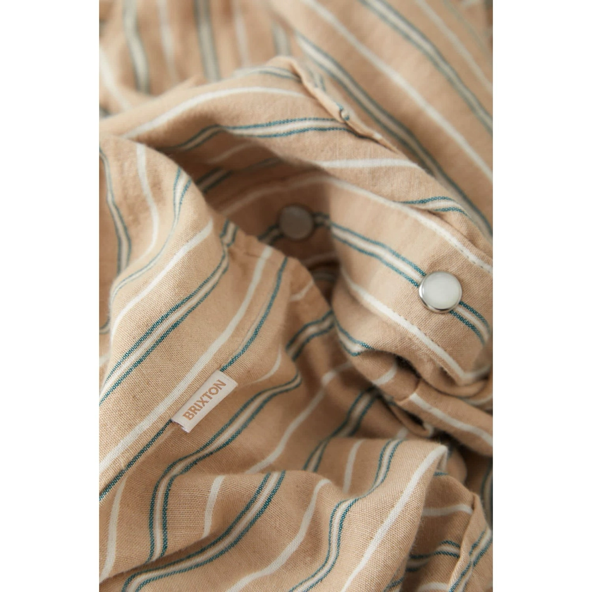 Hemd, Streifen, Baumwolle, Knopfverschluss, Beige, Streifen, Baumwolle, Strick, Shirt, Knopfverschluss