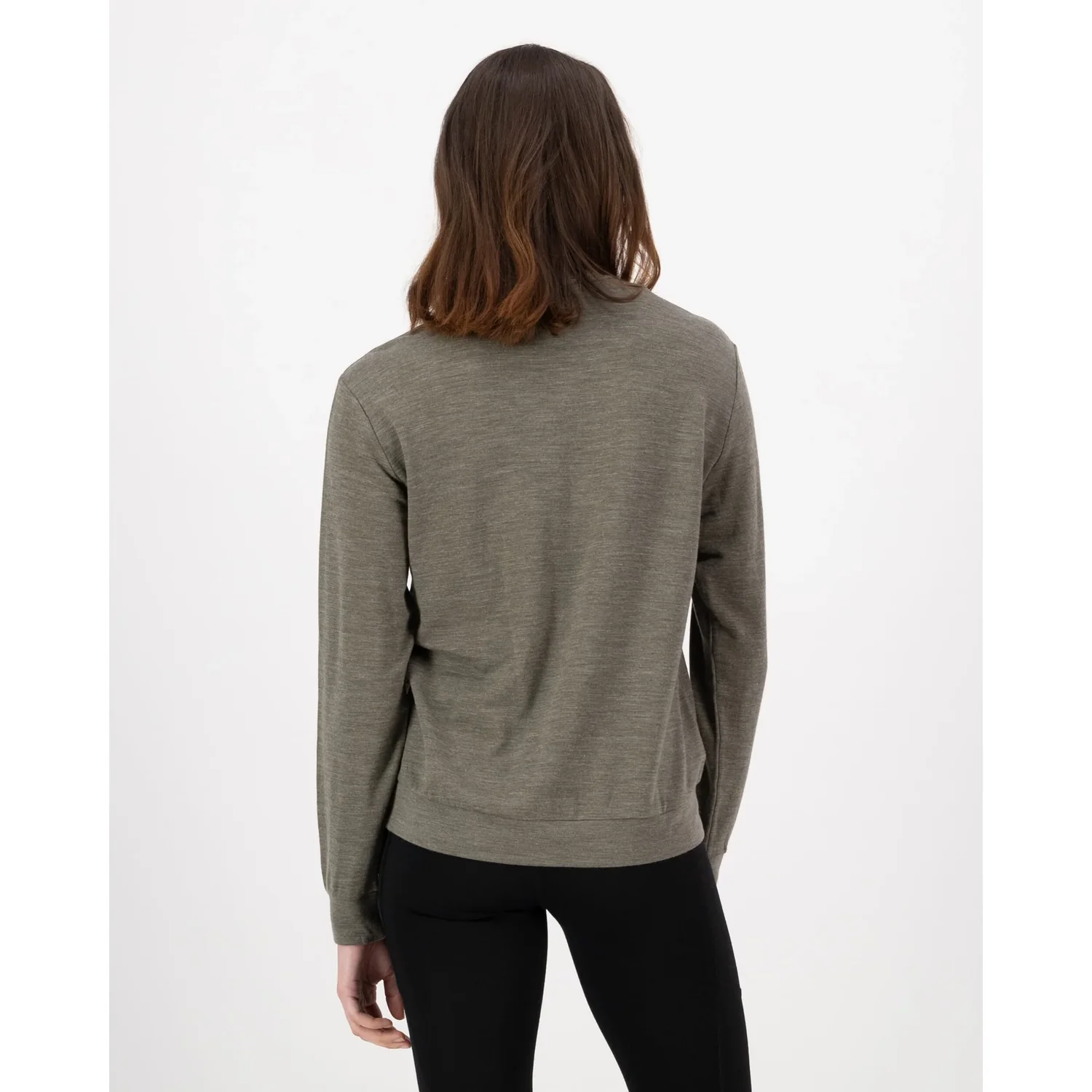 Mons Royale Horizon Mer. Crew Dark Olive, vue 3
