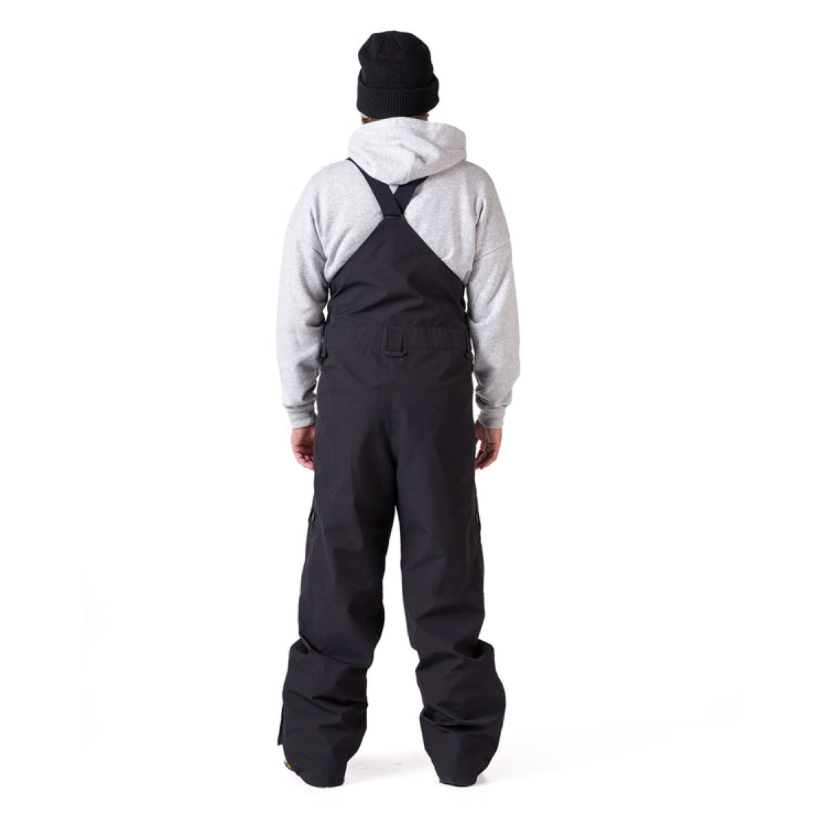 Lighthouse Bib Combinaison de ski, salopette, pantalon de neige, cuissard, sweat à capuche, pantalon de neige, salopette, noir, poches, compatible avec un sweat à capuche
