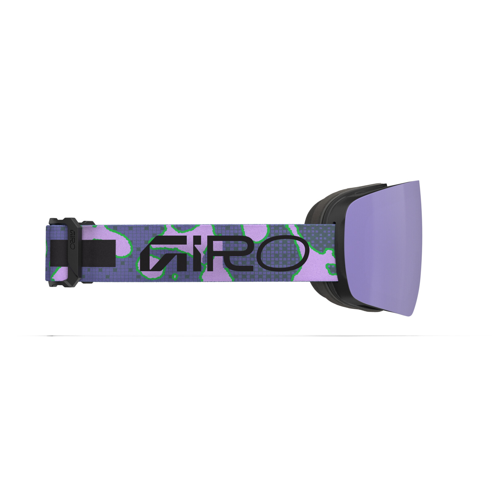 Lunettes de neige, lunettes de snowboard, masques, violet, motif noir et violet
