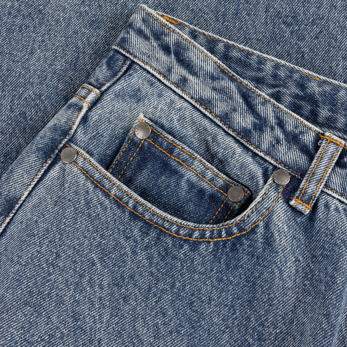 Women's Baggy Denim Pants Jeans, Denim, Mini Tasche, Brusttasche, Nähte, Jeans, Denim, Taschen, Nähte, Coating