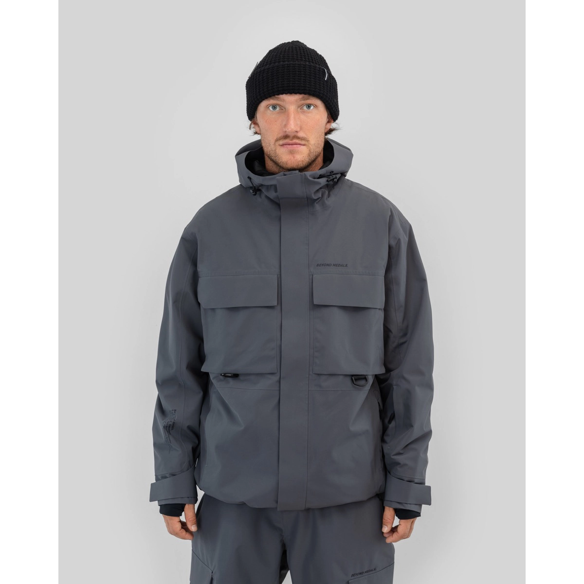 Cargo Jacket 2L Beyond Medals Cargo Jacket 2L Antracite, vue 2