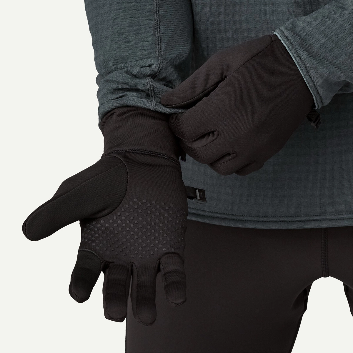 R1 Daily Gloves Patagonia R1 Daily Gloves Black, vue 2