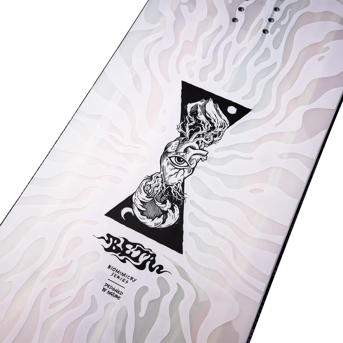 Beta Planche de surf, art graphique, noir et blanc, motif en zigzag, étiquette design, snowboard, blanc, graphisme, motif, design
