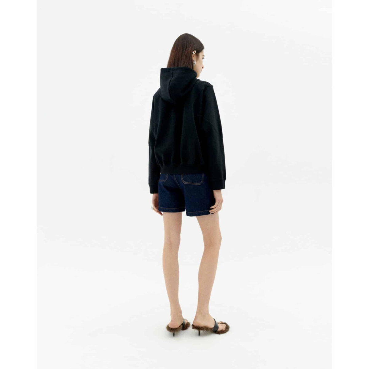 Kurze Hose, Mantel, Langarm, Jacke, Pullover