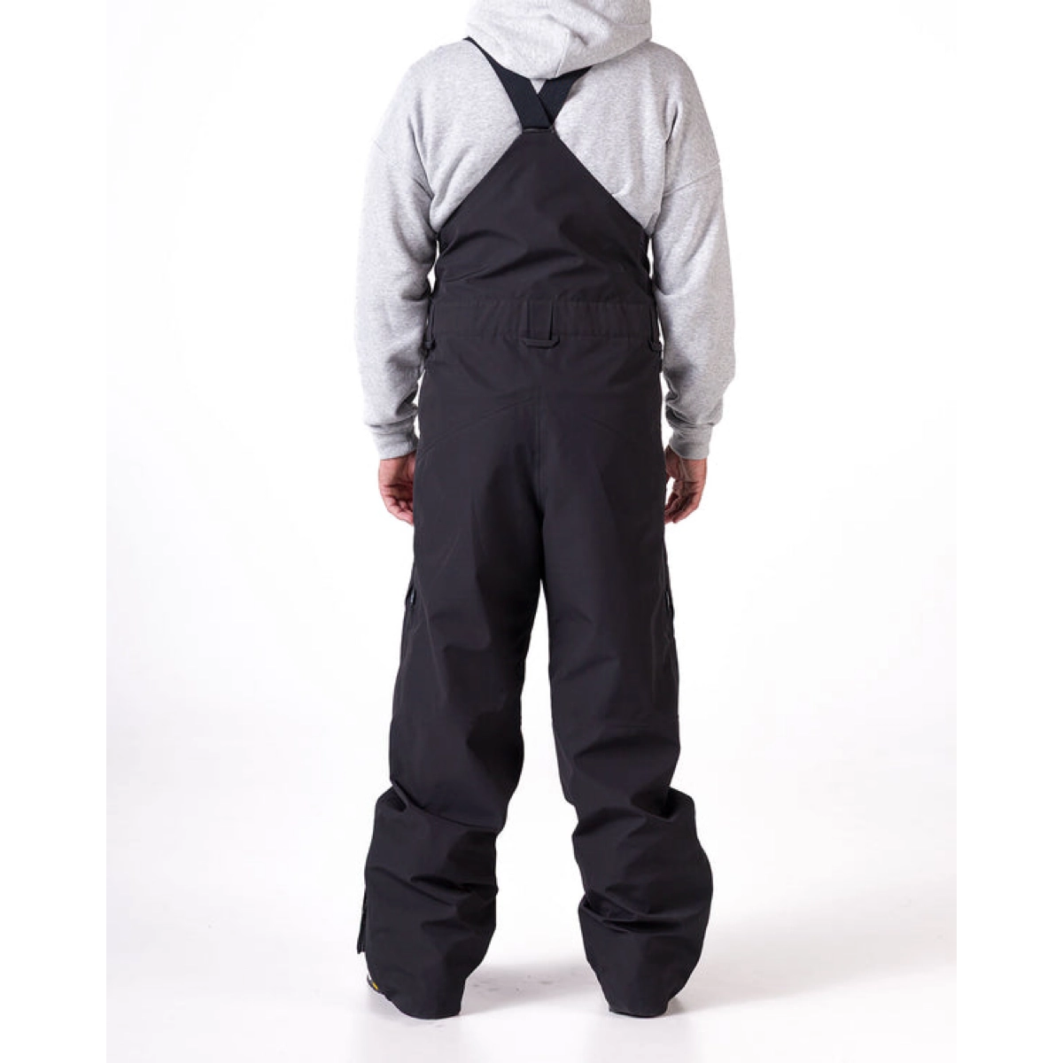 Lighthouse Bib Pantalons de neige, bretelles, noir, pantalon d'hiver, poches, pantalon de neige, combinaison, bretelles, gris foncé, isolant