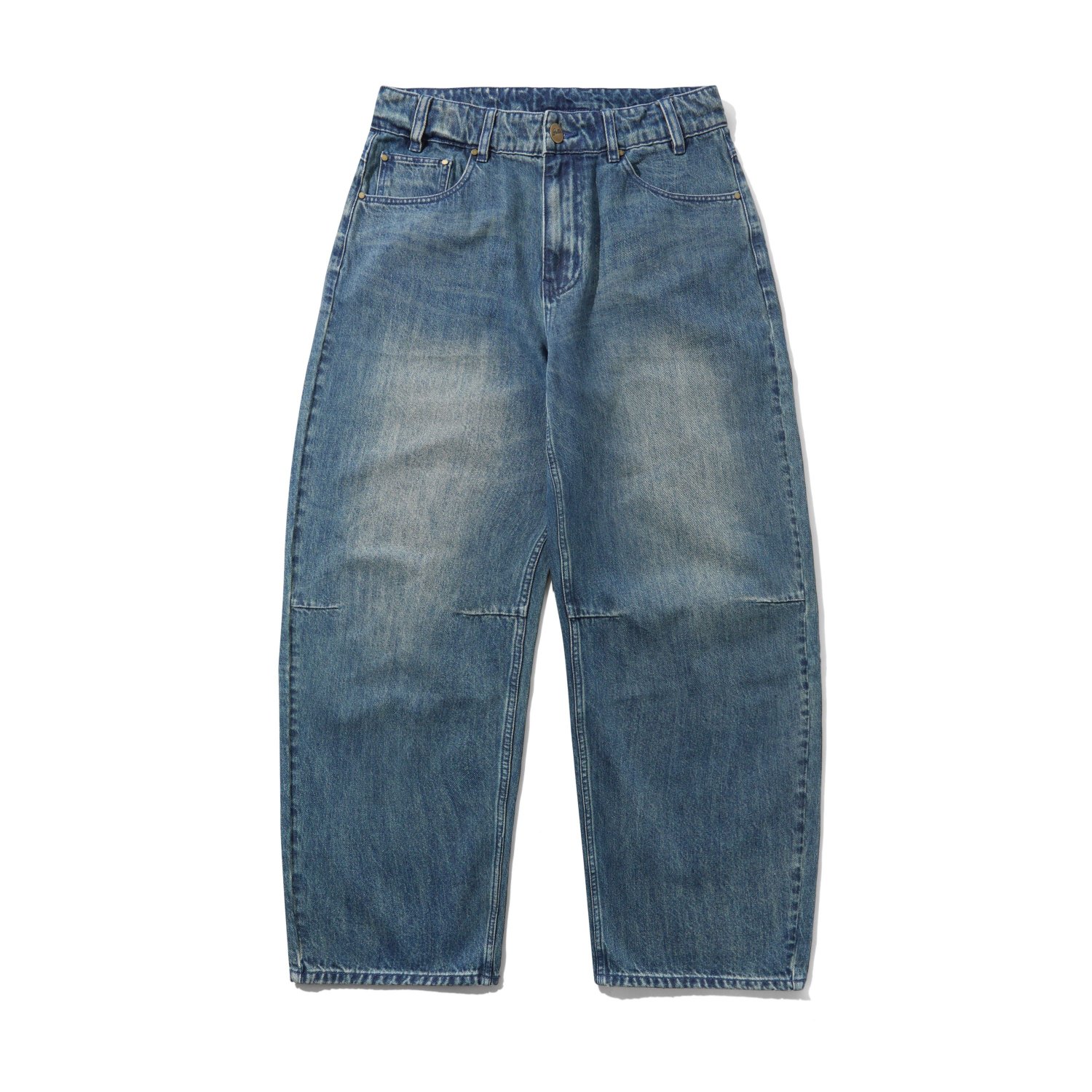Wide Cut Denim Jeans
