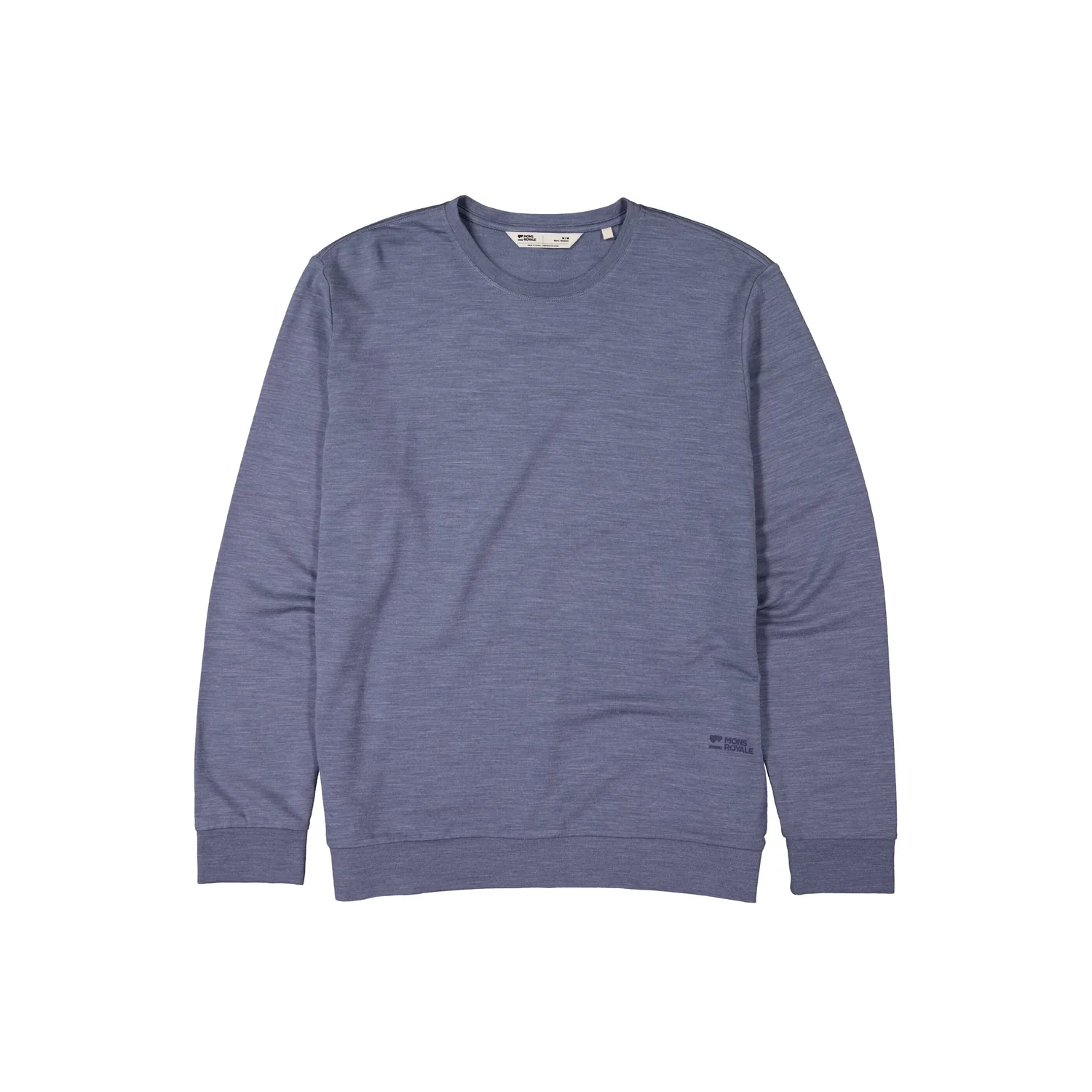 Horizon Merino Crew Mons Royale Horizon Merino Crew Blue Granite