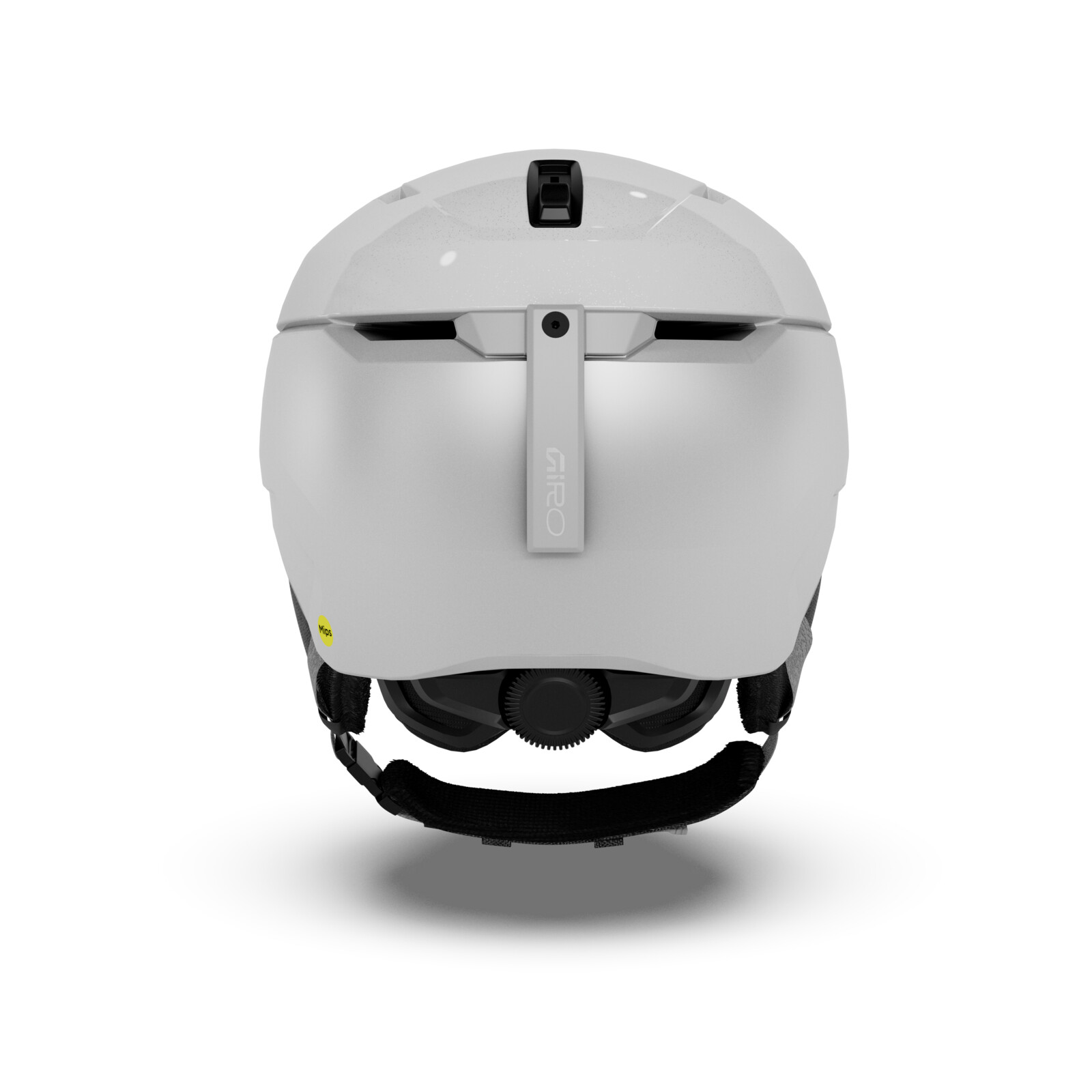 ski-helm, weißes-helm, giro-helm, verstellbarer-gurt, brillen-kompatibel