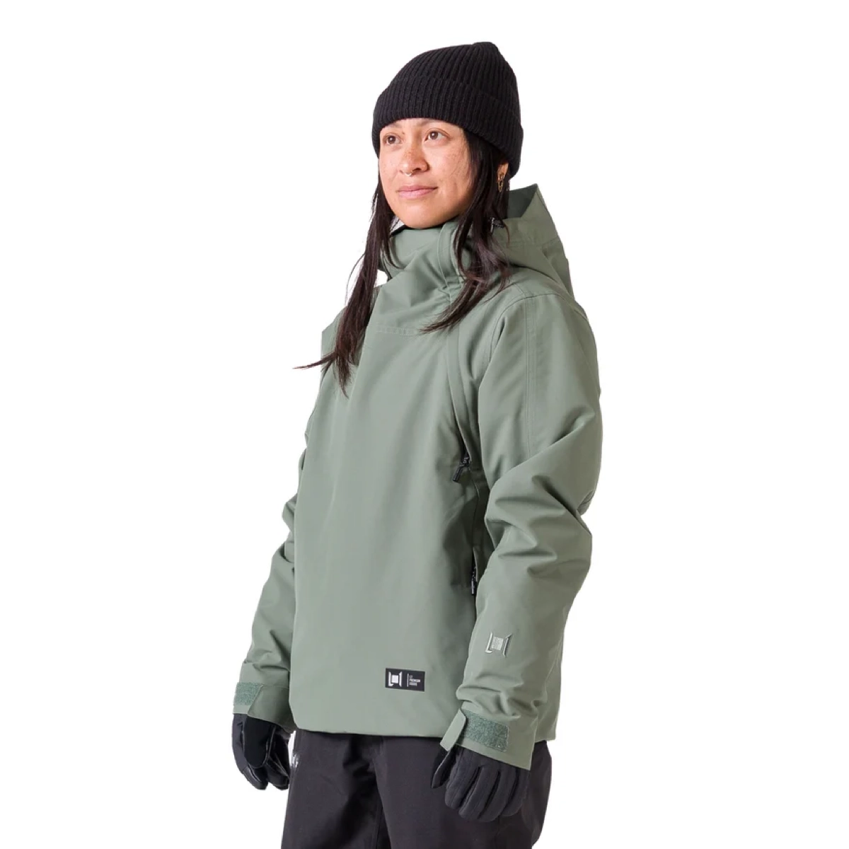 Prowler Anorak veste, vert militaire, coupe-vent, capuche, gants, veste, veste à capuche, veste shell, vert olive, gants