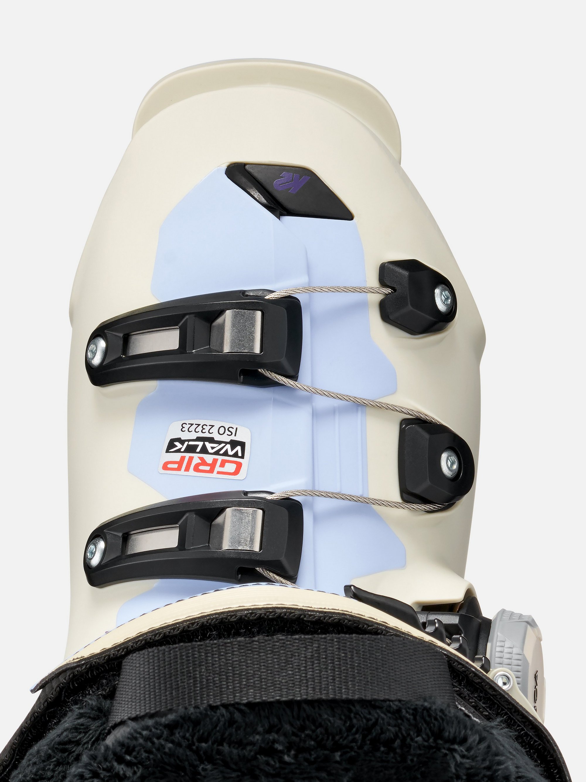 Skischuh, Ski-Stiefel, Schnalle, Klettverschluss, Sohlenpolster