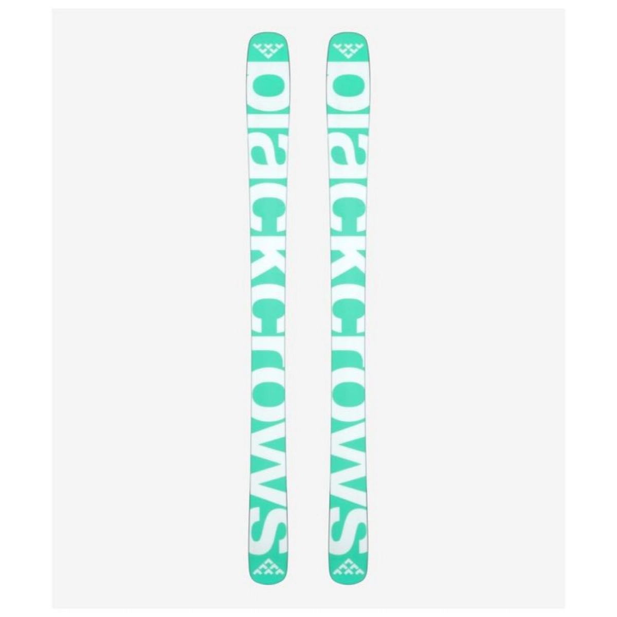 Atris Birdie 2025 skis, paire, turquoise, à motifs, sports d'hiver