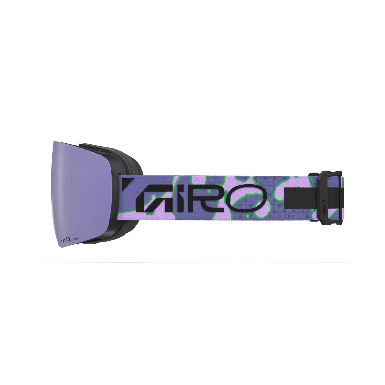 W Contour RS Vivid Goggle lunettes de protection, lunettes de ski, verres lilas, motif à rayures, design rétro