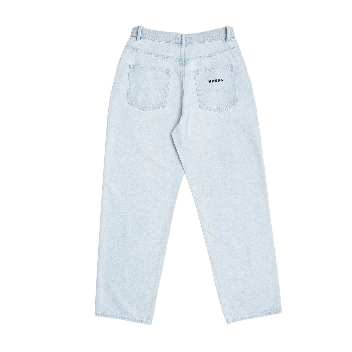 Hose, Jeans, Hellblau, Rückentaschen, Nähte