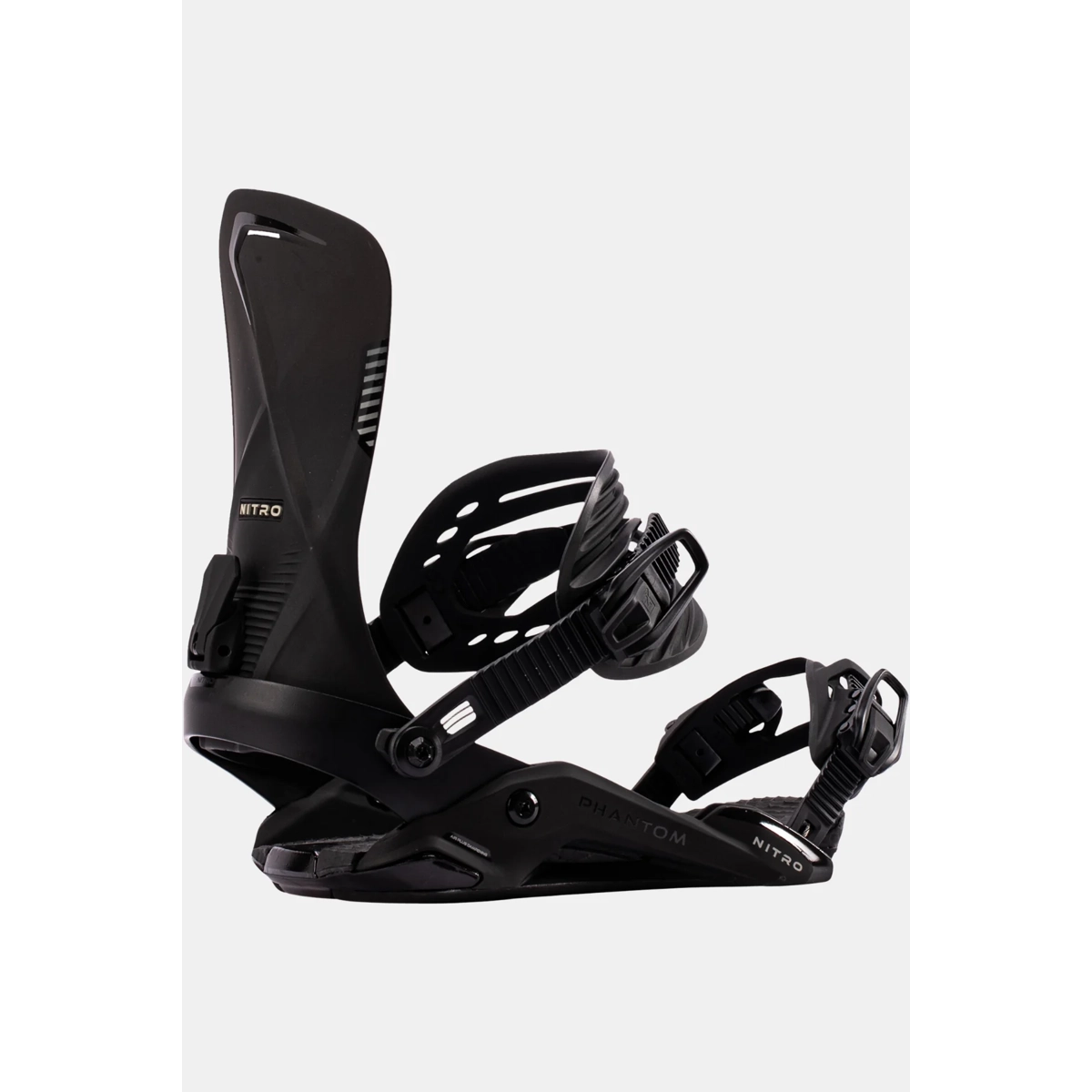 Phantom Schneebindung, schwarz, verstellbare gurte, Highback, Phantom Nitro, Schuhe, Snowboardbindungen, Schwarz, Schnallen, Phantom Nitro