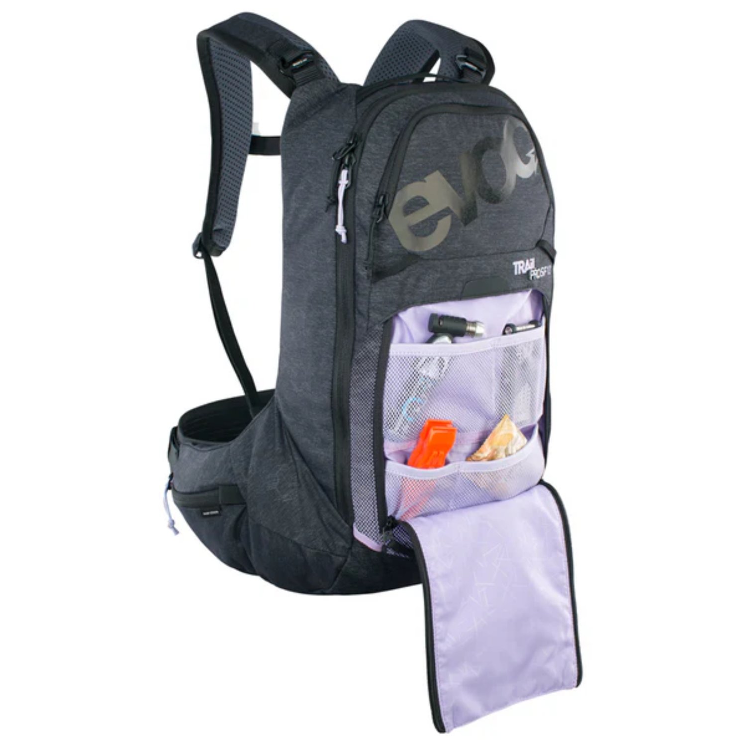 Trail Pro SF 12L Backpack Sac à dos, poches en filet, compartiment principal, poche de rangement, sac de transport/sac à dos