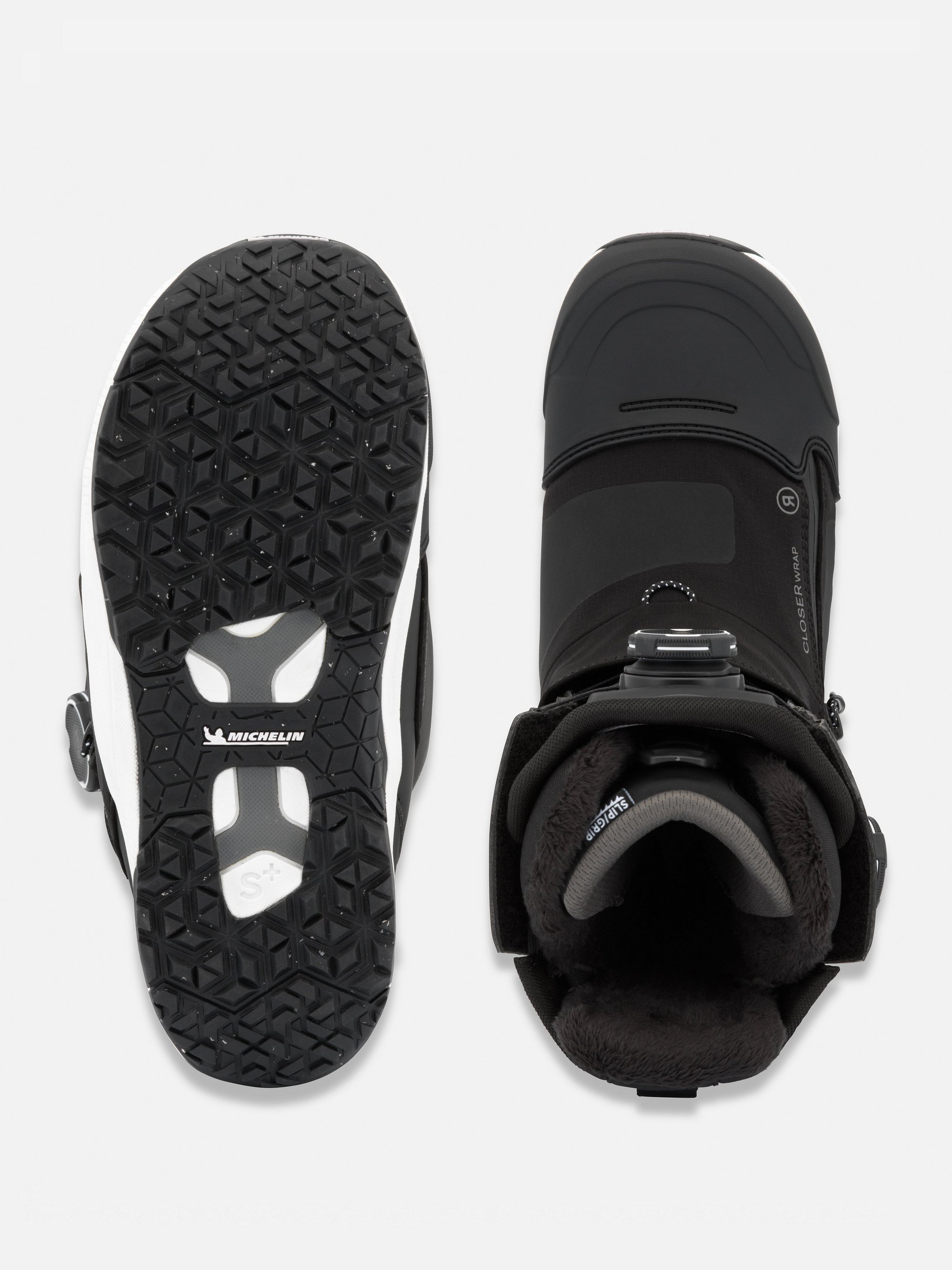 Raquettes à neige, snowboard, protection anti-coupures, semelle en caoutchouc, noir