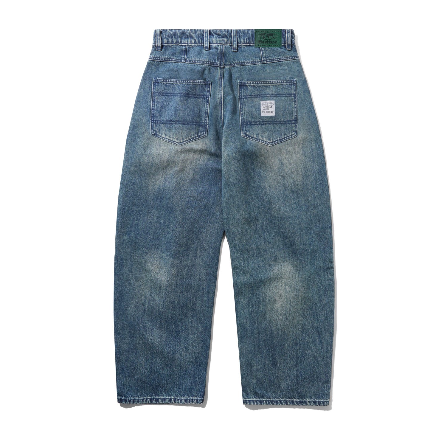 Wide Cut Denim Jeans