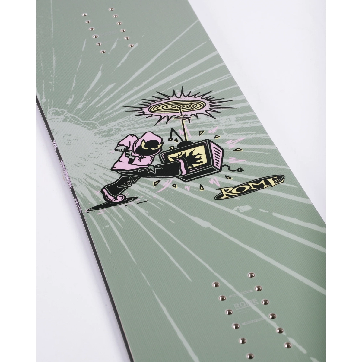 Artifact skateboard, graphisme, vert, illustration, motif