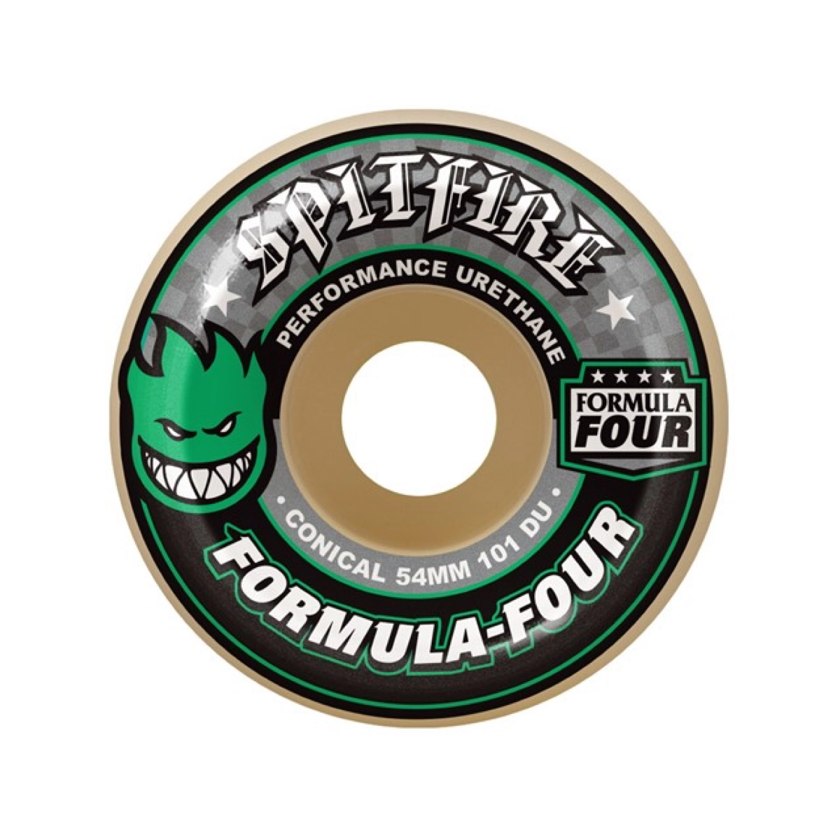 F4 101D Conical Green Print