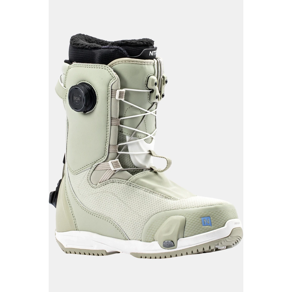 Bottes, bottes de snowboard, vert, système de laçage, BoA-H5-Popriv, chaussures de snowboard, bottes, chaussures à lacets, vert/beige, bottes d'hiver