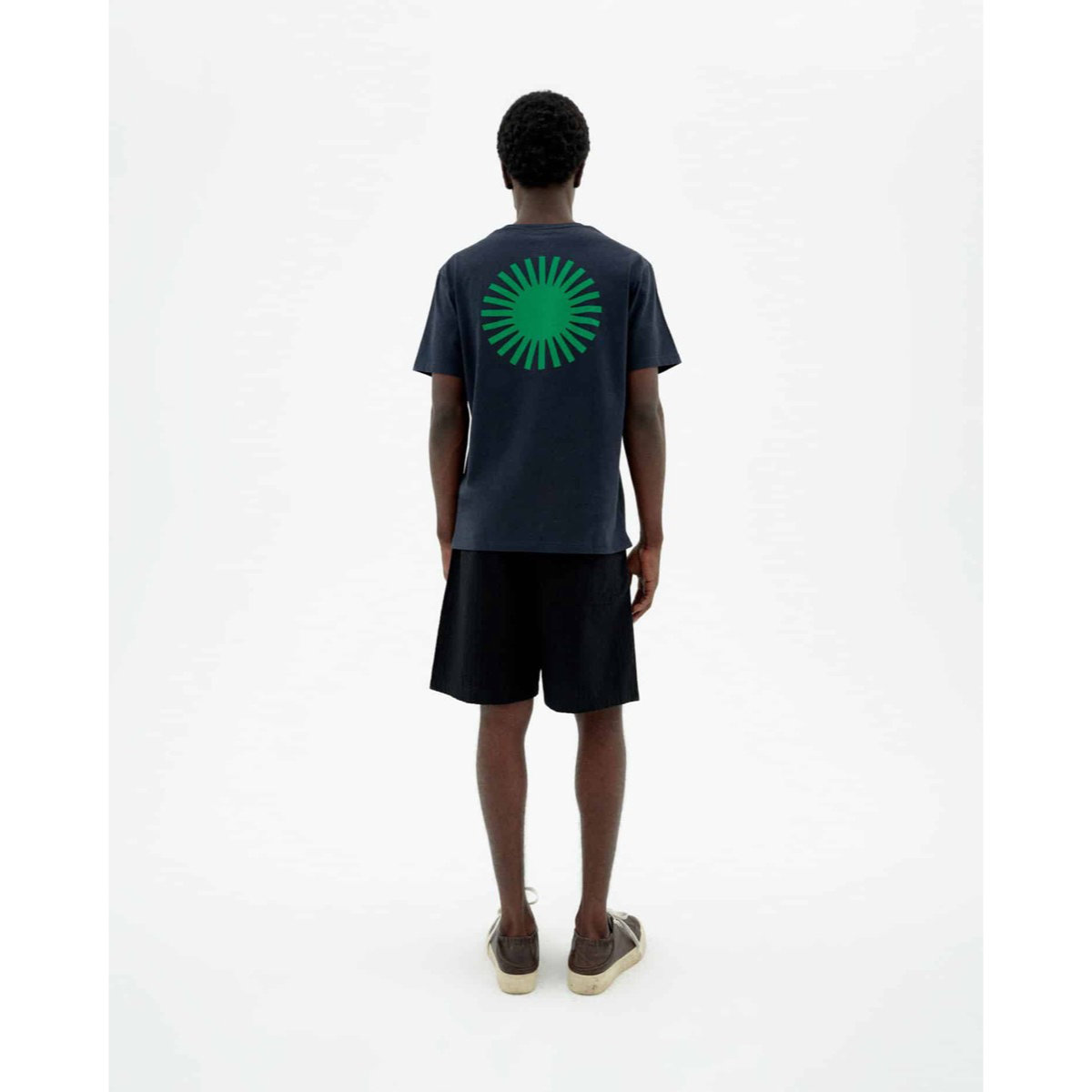 Sol Contrast Tee T-shirt, personne, manches, short, mode de plage