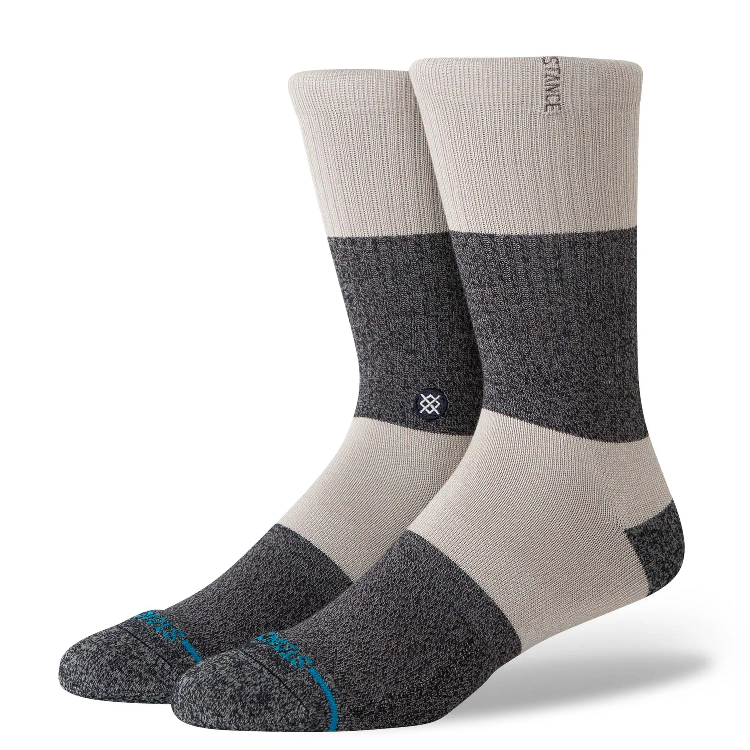 Stance Twist Stripe Crew Grey