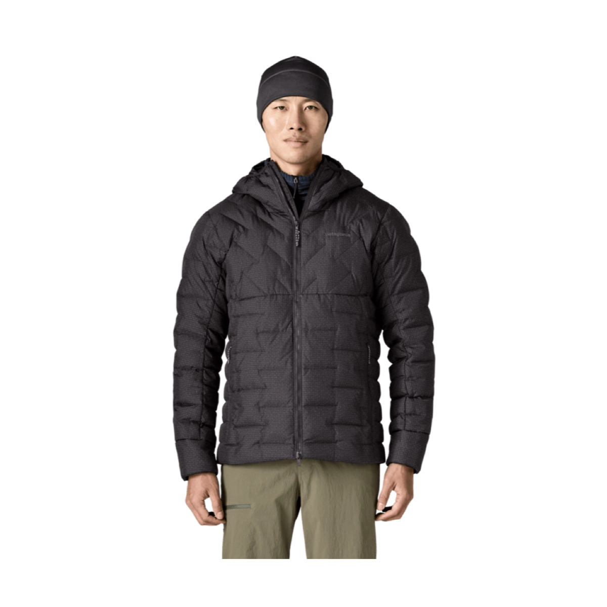 M'S Durable Down Hoody Jacke, Puffer, Herren, Dunkelgrau, Stehkragen