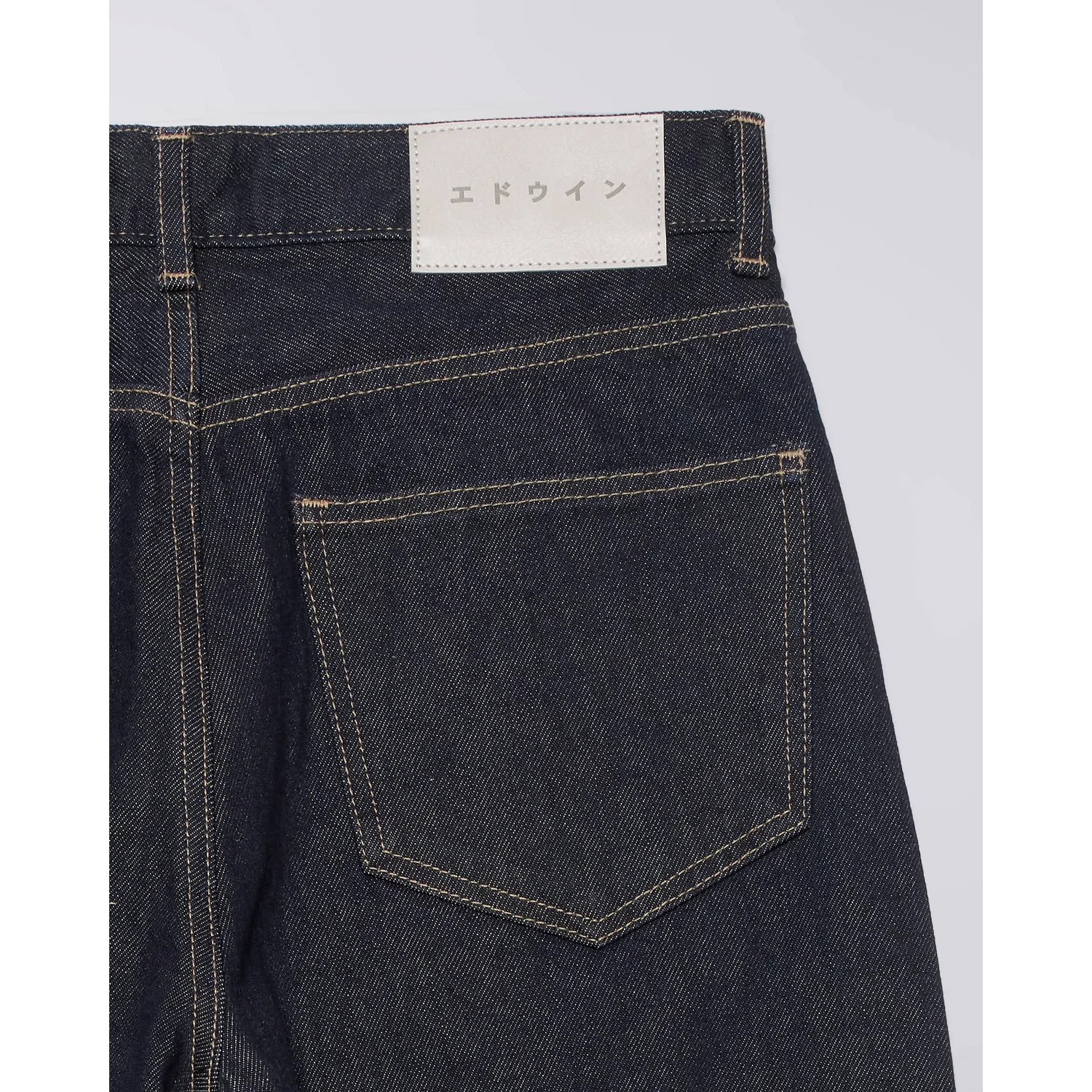 W' Olivia Pant Jeans, Dunkelblau, Denim, Gesäßtasche, Kontrastnähte