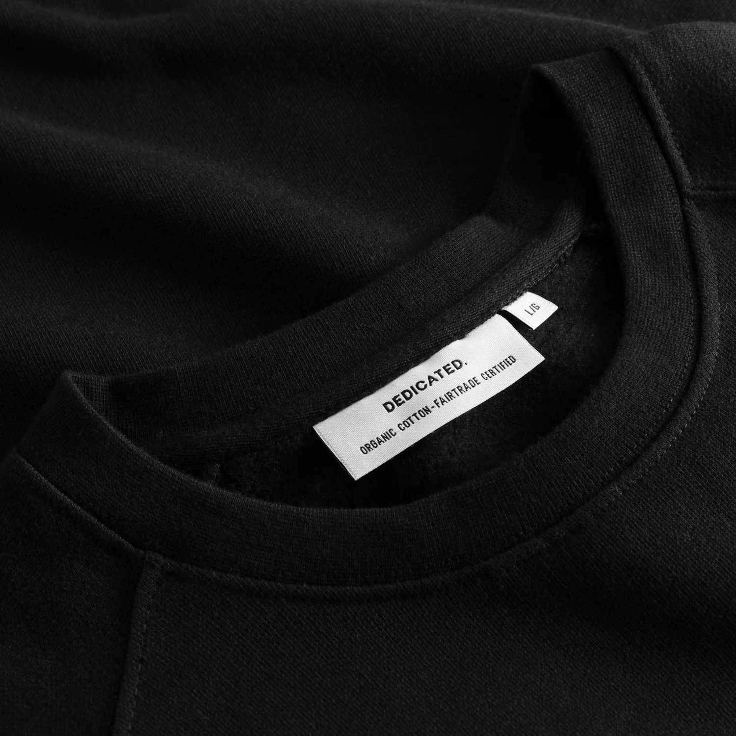 Sweatshirt Malmoe Base Dedicated Sweatshirt Malmoe Base Black, vue 2