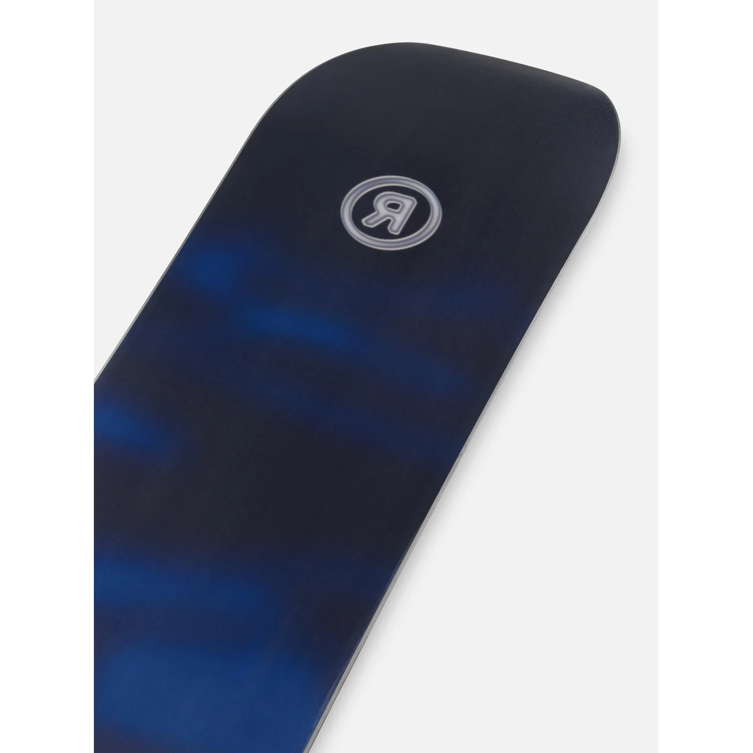 Snowboard, Dunkelblau, Schwarze Oberfläche, Blaue Farbverläufe