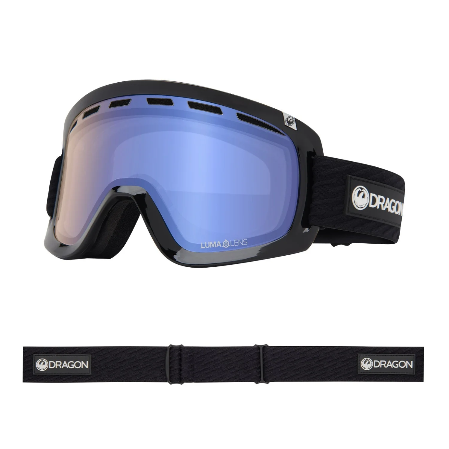 Lunettes de ski, Lunam-Lens?, Fumées?, Goggles, Dragon?, Blanc?, Noir?, Sangle?, Divers?, Verres
