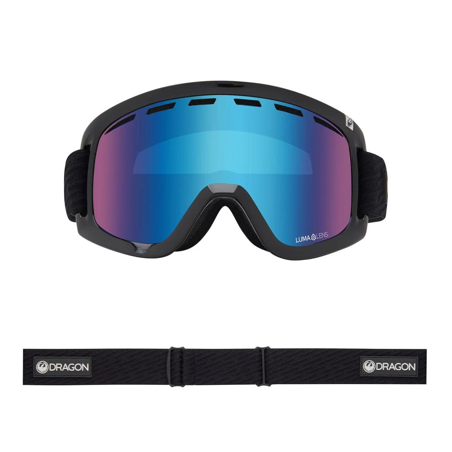 D1 OTG Lunettes de ski, lunettes de natation ?, verres miroités ?, sangle réglable, marque Dragon
