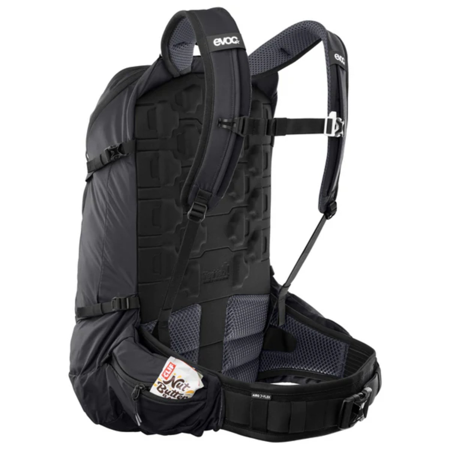 Trail Pro 26L Blackline Bp Sac à dos, sac à dos avec ceinture ventrale, noir, porte-bouteille, dos rembourré