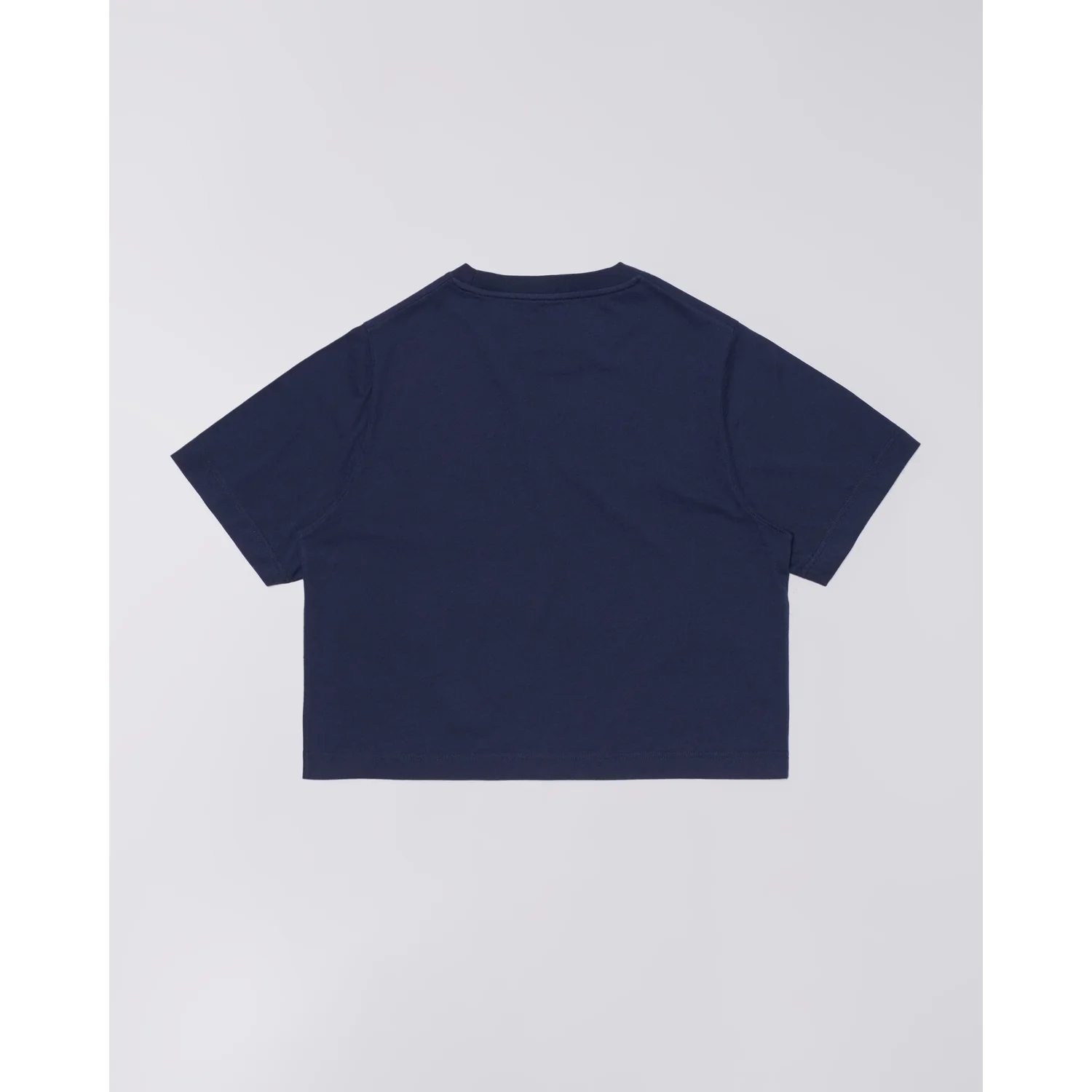 T-Shirt, Dunkelblau, Kurzarm, Rundhalsausschnitt, Unifarben